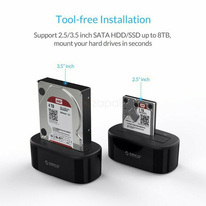 ORICO 6218US3 2.5 &amp; 3.5 inch HDD &amp; SSD Hard Drive Docking station