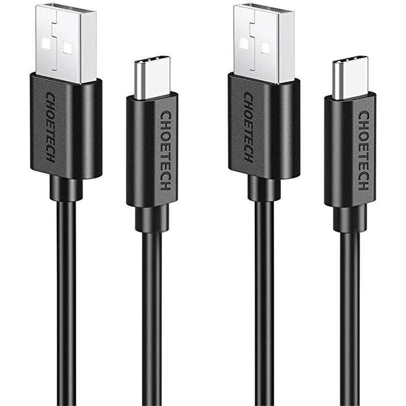 Mall Bisa COD CHOETECH Kabel Charger USB Type C Hi Speed 3A 1 Meter - AC0002 - Black Berkualita