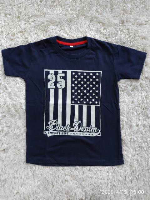 KAOS ANAK DISTRO UNTUK ANAK 1-8 TAHUN RANDOM LENGAN PENDEK