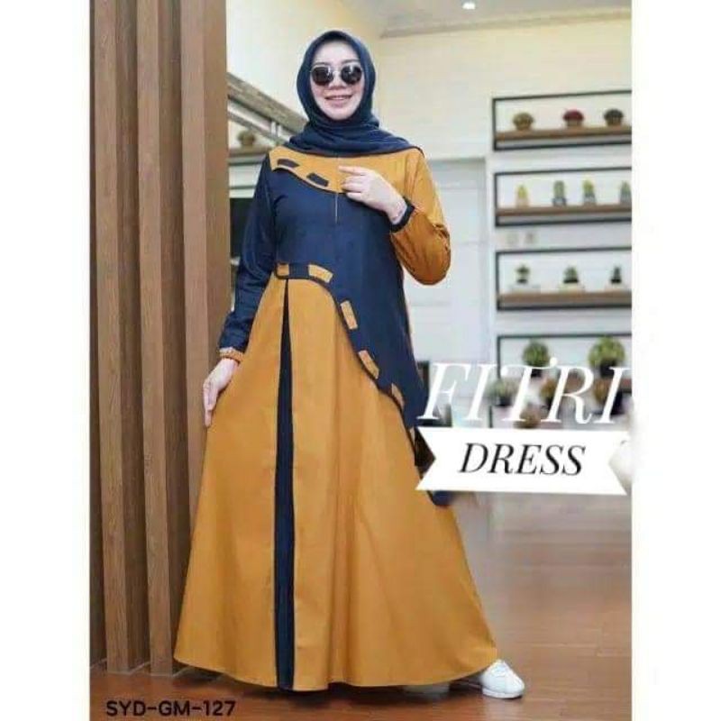 FITRI DRESS | DRESS NINOS | GAMIS TERMURAH | GAMIS TOYOBO