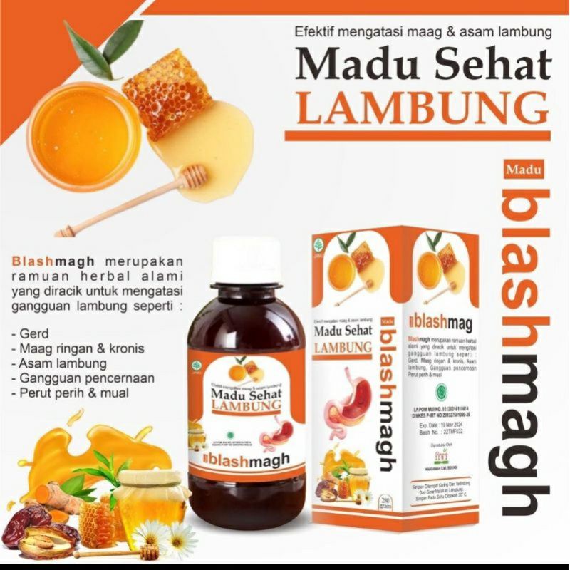 MADU MAAG/ MADU LAMBUNG BLASHMAGH 280GR  ORIGINAL PRODUK