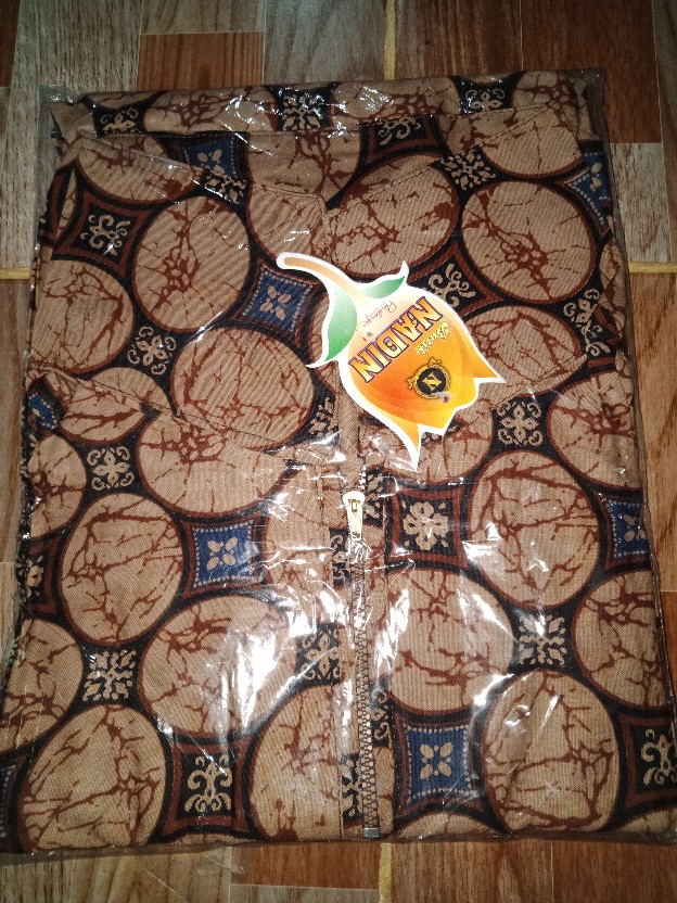 Tunik Latansa Genes Jumbo Batik Modern Big Size Sogan Muslim Kantor