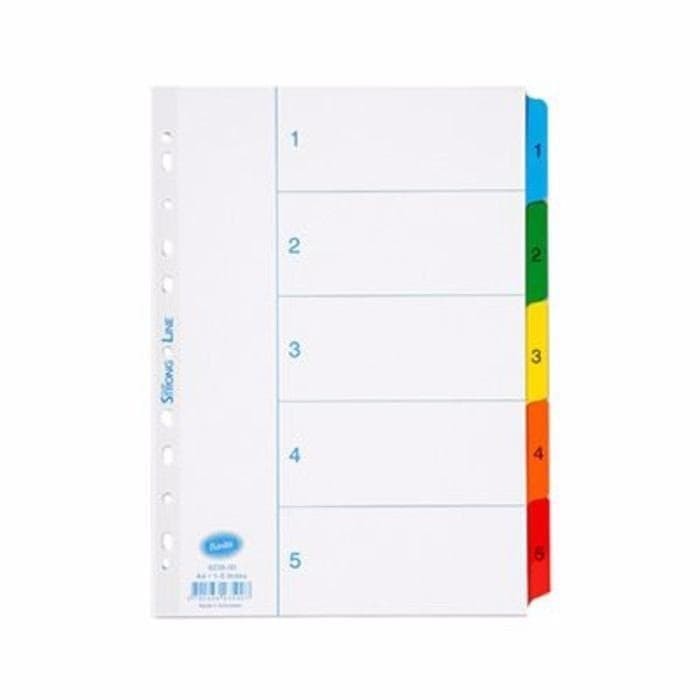 

DIVIDER BANTEX 6235 5 PAGES (1-5 INDEX)