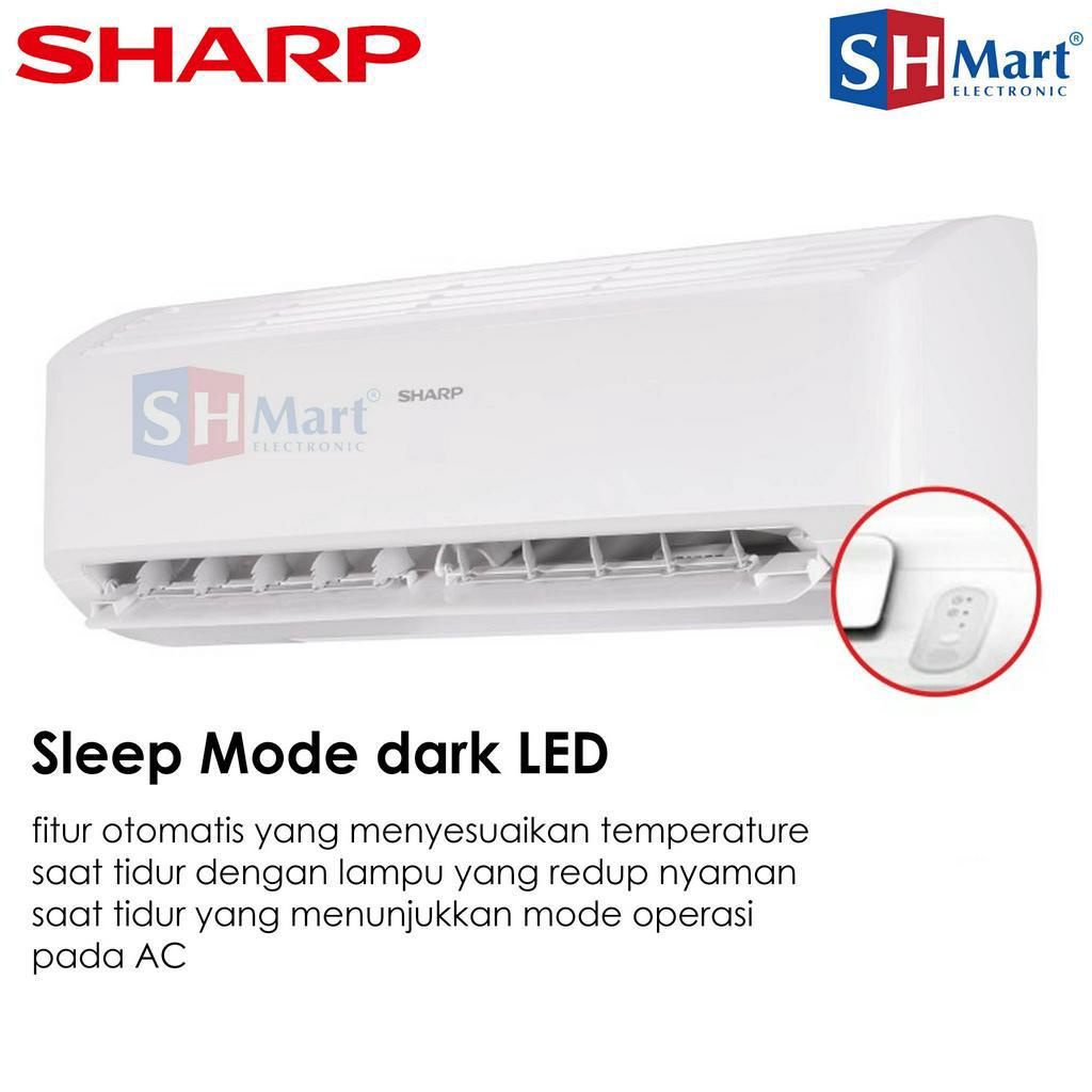 AC SHARP 1/2 PK AH-A5BEY / 5BEY INDONESIA NEW ANTI KARAT GARUDA SERIES UNIT ONLY