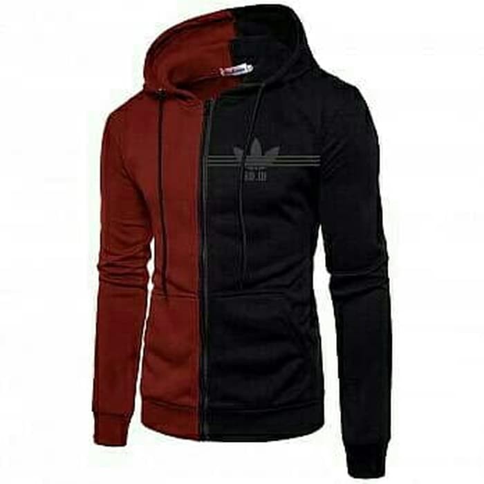 Keluaran Minggu Ini JAKET BOMBER PRIA IMPORT Jaket 2Tone Adidas Edid Afghan - Maroon 49BCZ