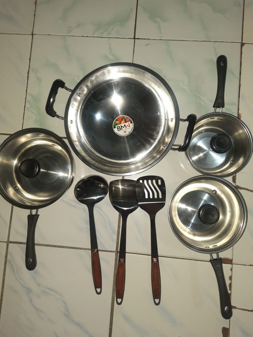 Bmw Kitchen Ware - Sodet Spatula Sutil Pengaduk Peralatan Masak Goreng Tumis Cookware Stainless