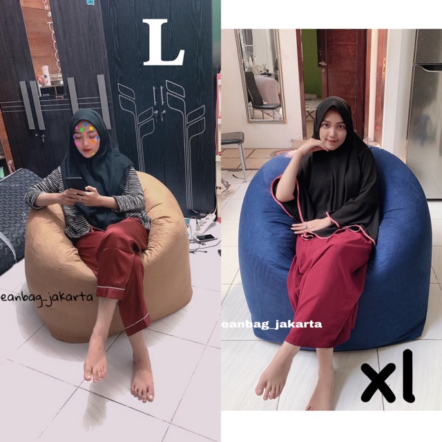 bean bag sofa pumpkin/klasik XXL tinggal pakai