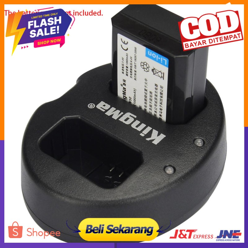 Kingma CAS Charger Batre Baterai Camera Kamera 2 Slot Sony A5000 A5100 A6000 A7R NEX6 5T 5R 5N