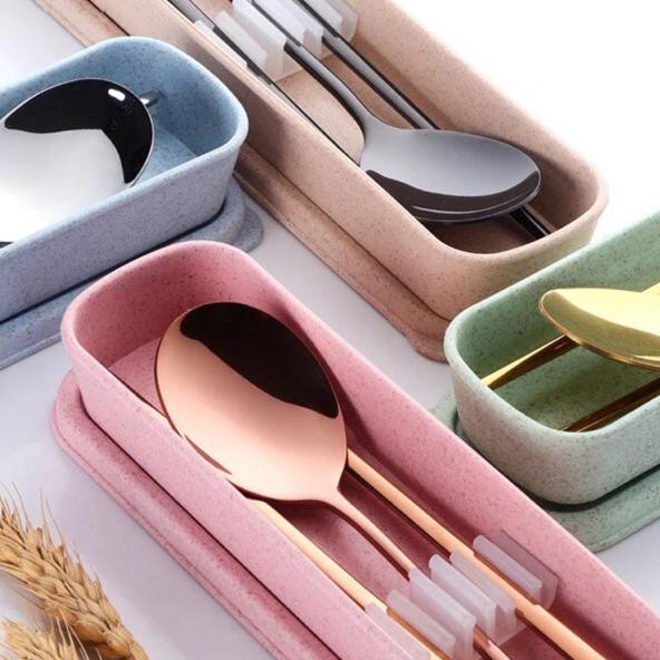 ✪ Sendok sumpit korea stainless / chopstick spoon korea / sujeo / sendok korea / sumpit korea set ✪