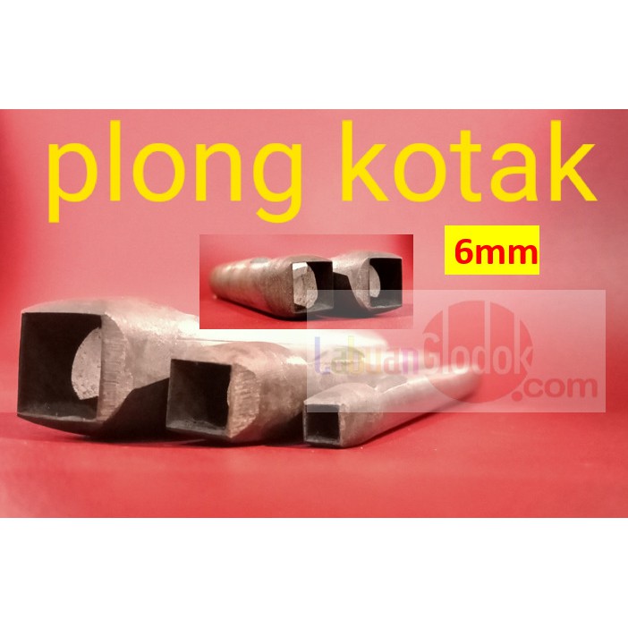 

Plong Kulit bentuk Kotak 6mm/Plong Kotak /Pembolong Kotak 6mm