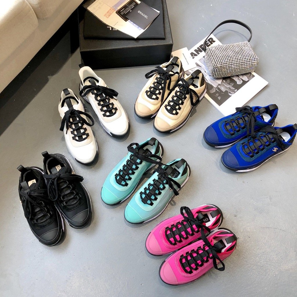 chanel low top sneakers
