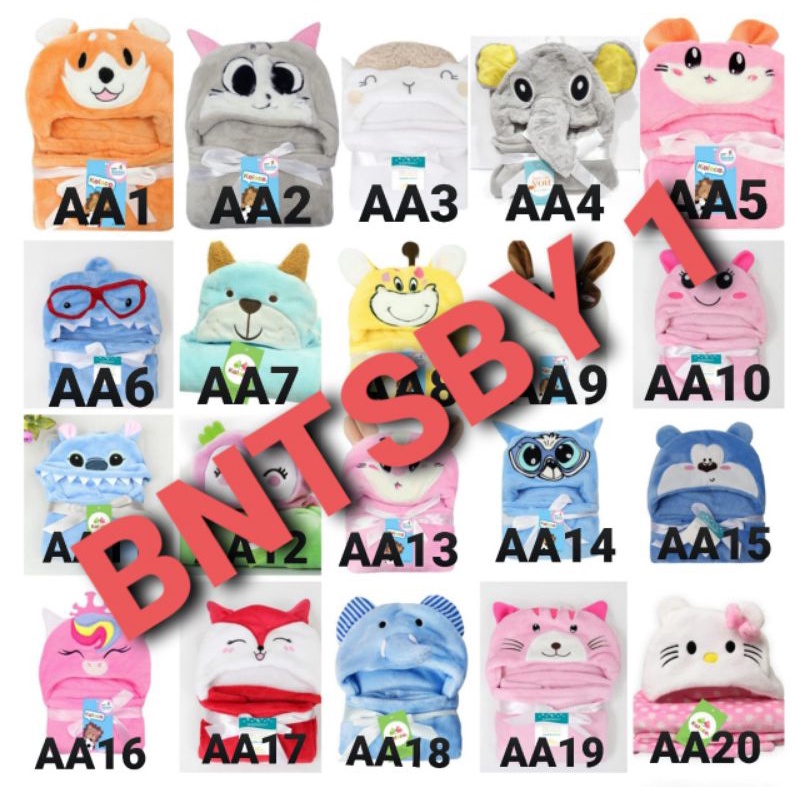 Top 1 Selimut Bayi Karakter c4rter Topi  import