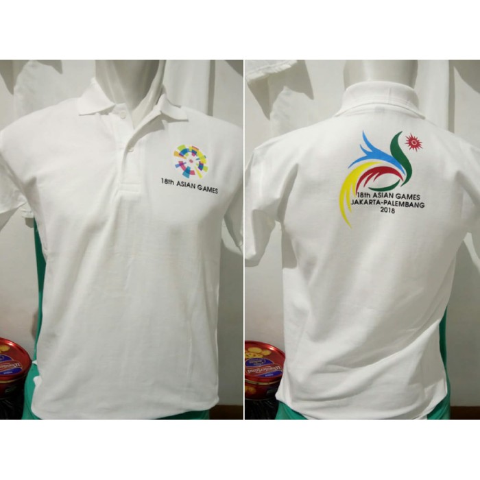 TERLARIS kaos kerah polo shirt baju keren ASIAN GAMES 2019 TERLARIS kaos kerah polo shirt baju keren ASIAN GAMES 2019