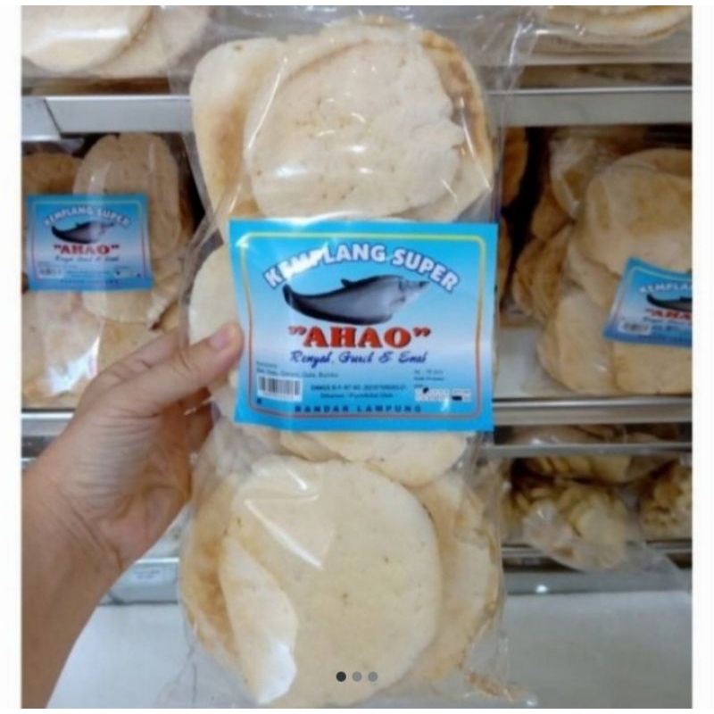 

kemplang super ahao 16 lembaran besar,kemplang ahao 16pcs lebar,renyah,gurih&enak.