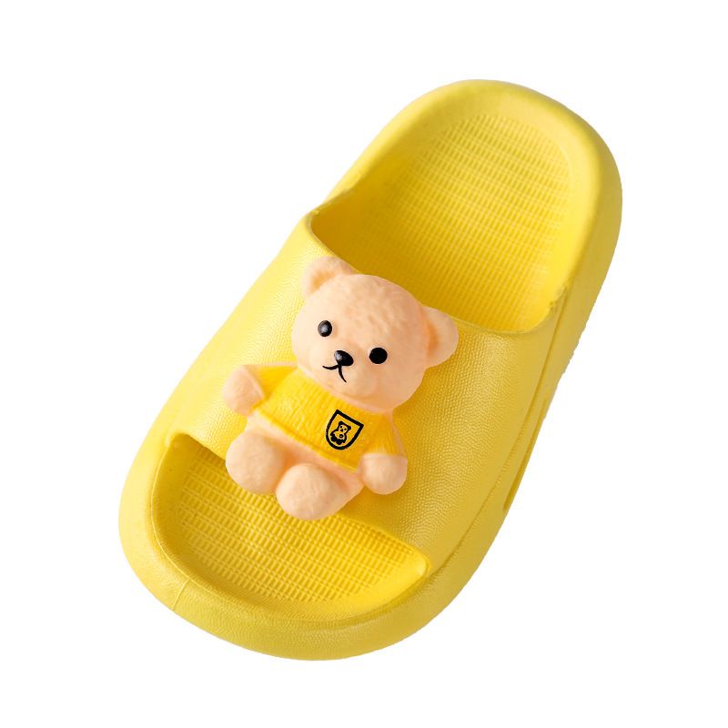 Sandal Slop Karet Anak Karakter Boneka Bear Import RF