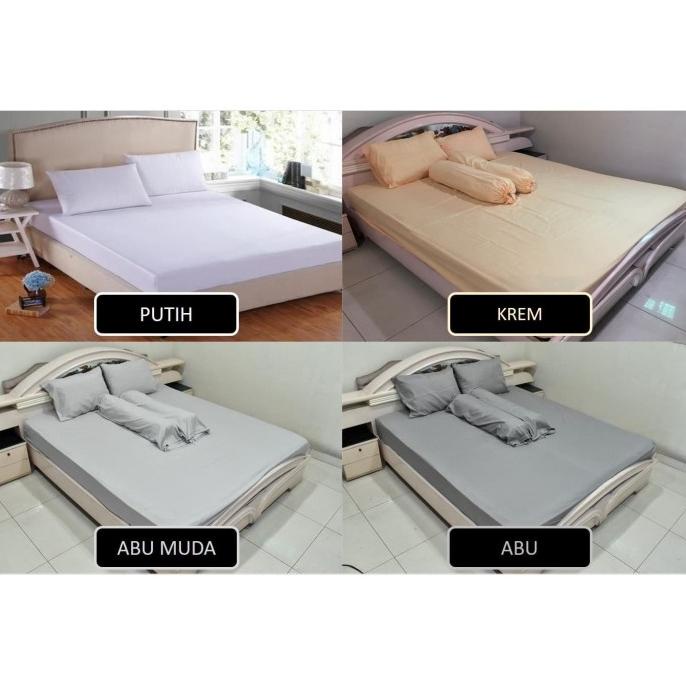 Sprei Polos 100x200x25 / 90x200x25 Extra Single Size Termurah