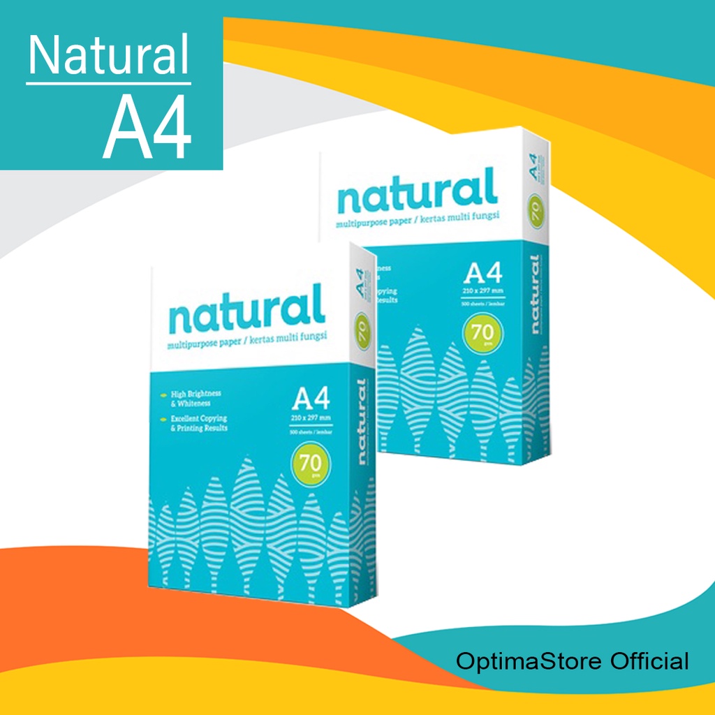 

(ECER) 100 Lembar Kertas HVS 70 gsm Ukuran A4/F4