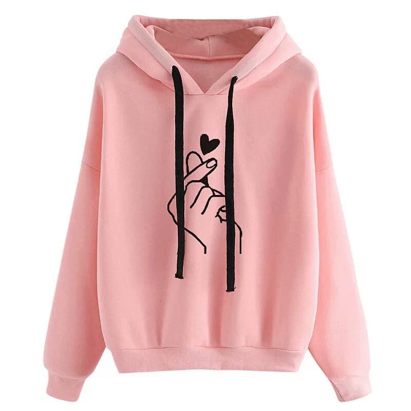 sweater hoodie wanita shopee