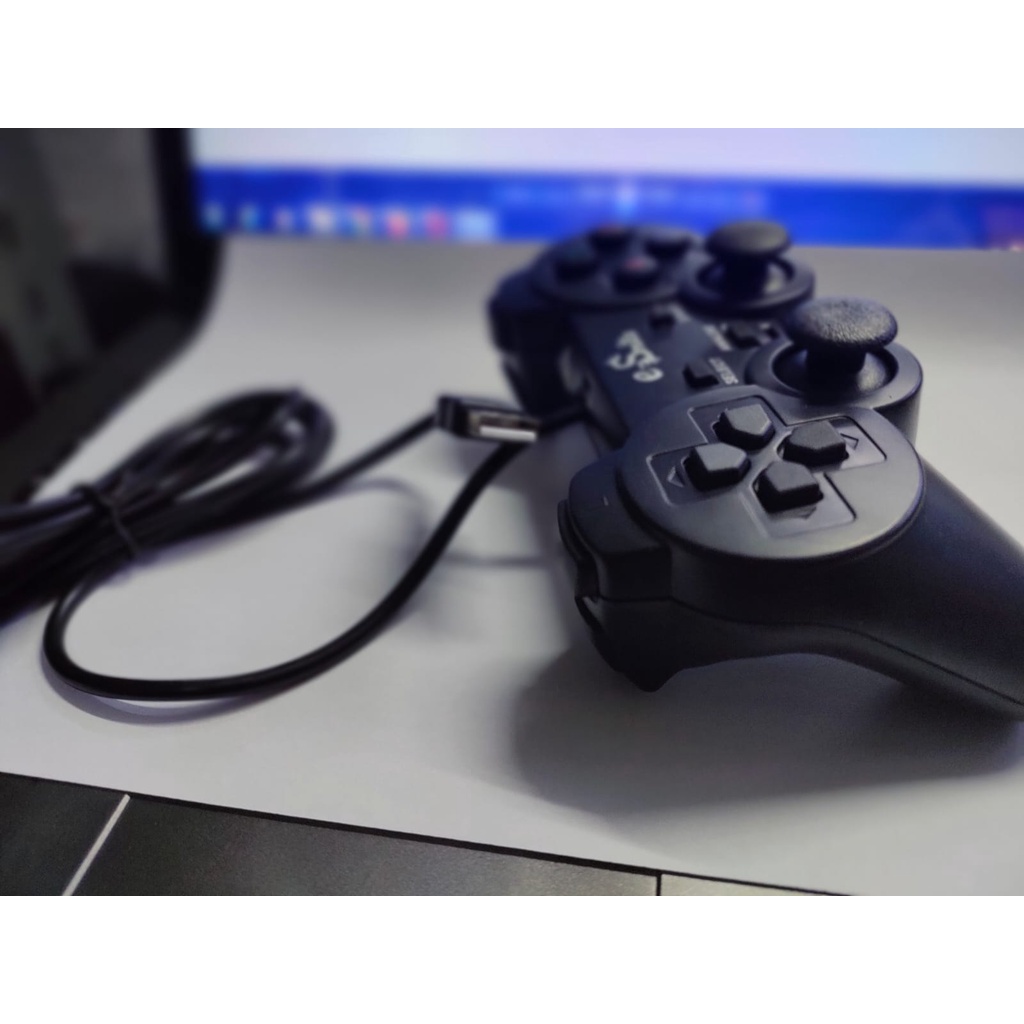 Joystick / game pad / stick pc laptop komputer single analog hitam USB