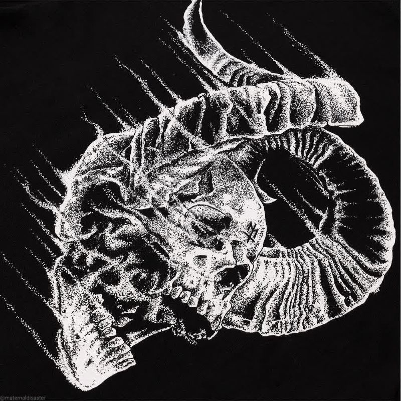 Maternal disaster T-shirt Ghoshpin Black