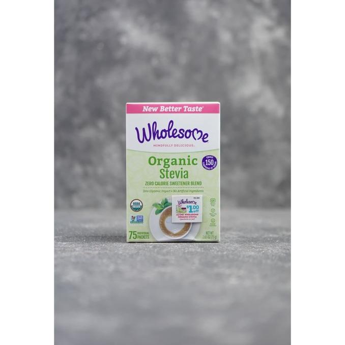 

best seller] Wholesome Organic Stevia 75 sachets