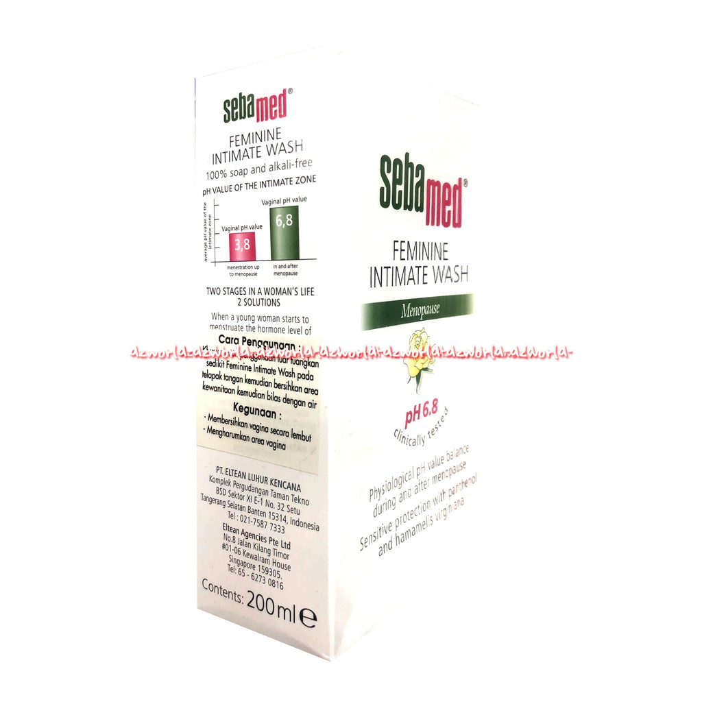 Sebamed Feminine Intimate Wash 200ml Pembersih Kewanitaan Menopause