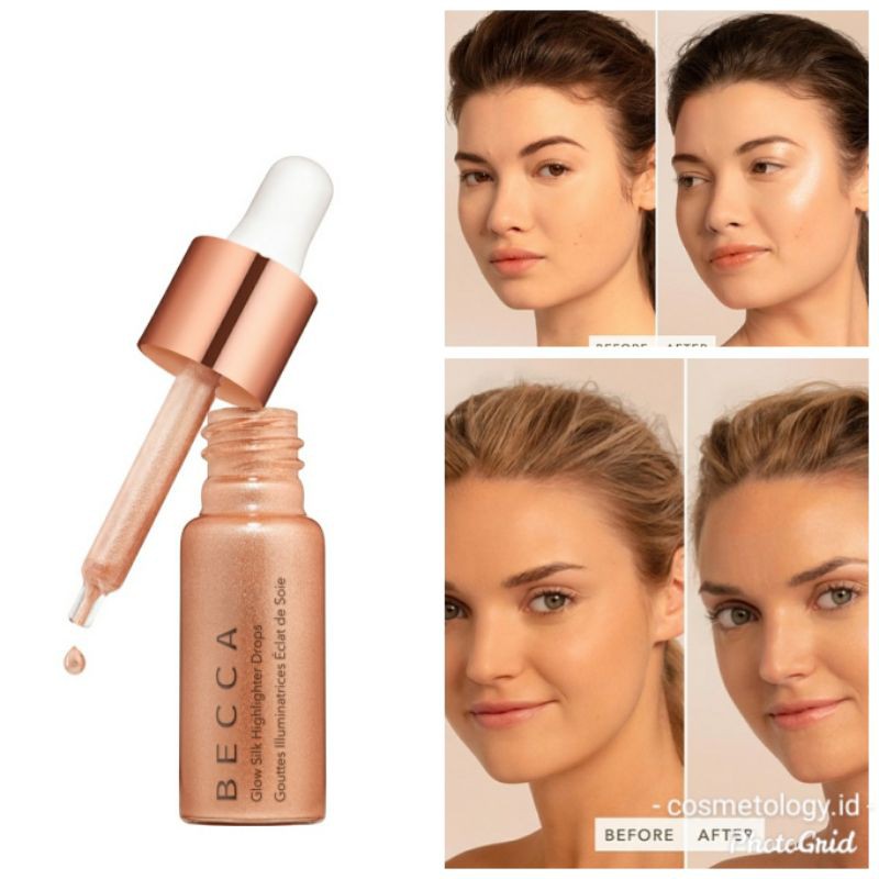 Becca glow silk highlighter drops champagne pop