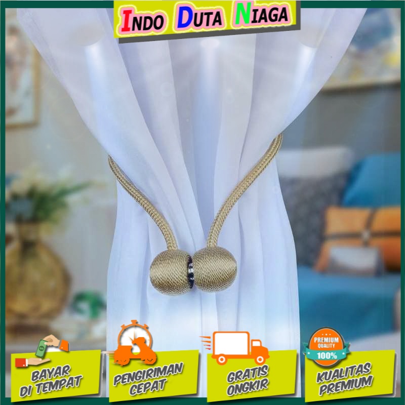 Arbitrary Tali Pengikat Tirai Gorden Magnetic Curtain Clip 2 PCS - A66