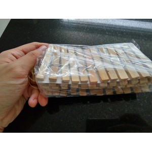 Jepitan kayu isi 24 pcs panjang 7,5cm
