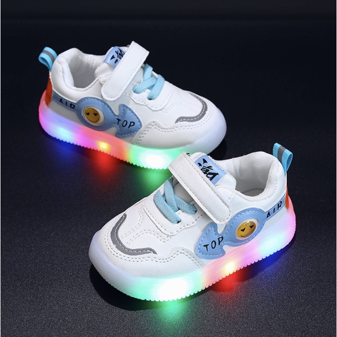 babyfit TOP LOVE sepatu sneakers anak sepatu led lampu import gs-0602r