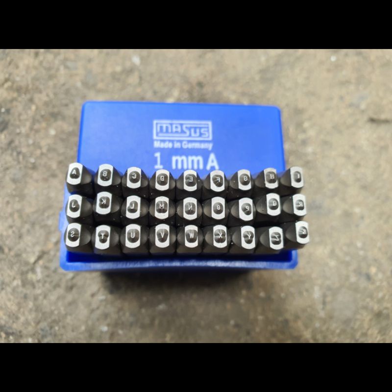 

KETOK HURUF 1MM (A-Z) LETTER STAMP PUNCH MASUS GERMANY