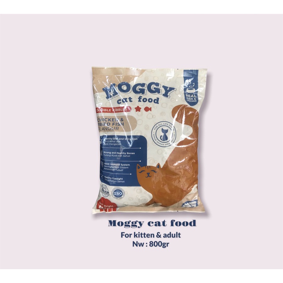 MAKANAN KUCING MOGGY 800GR
