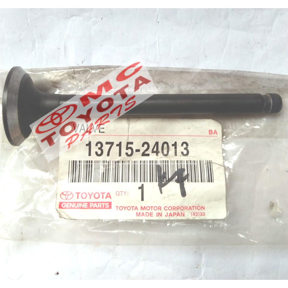 Klep Api / Klep Katup valve Exhaust Starlet Corolla 13715-24013