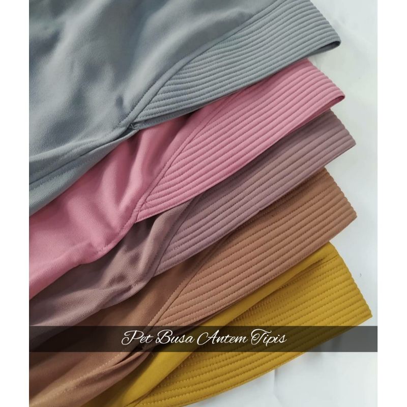 New Deals Khimar Hijab Jilbab Kerudung Sar'I Jumbo 2 Layer Cantik Kekinian Bahan Ceruti Babydoll