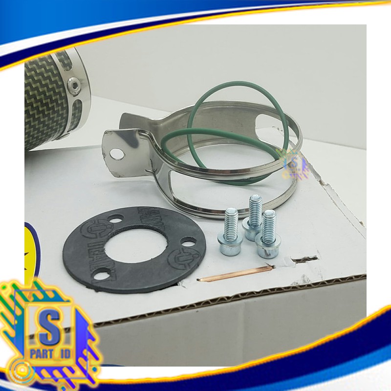 Selincer Slincer Knalpot Arrow 2T Carbon Kevlar 100% Original 51098SUI Mantab