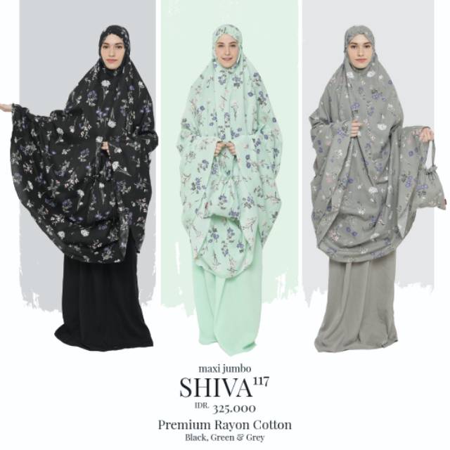 Mukena Jumbo Tatuis Shiva 117 Katun Rayon Premium Motif