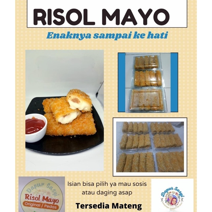 

Risol mayo isi 5 pcs gratis saos