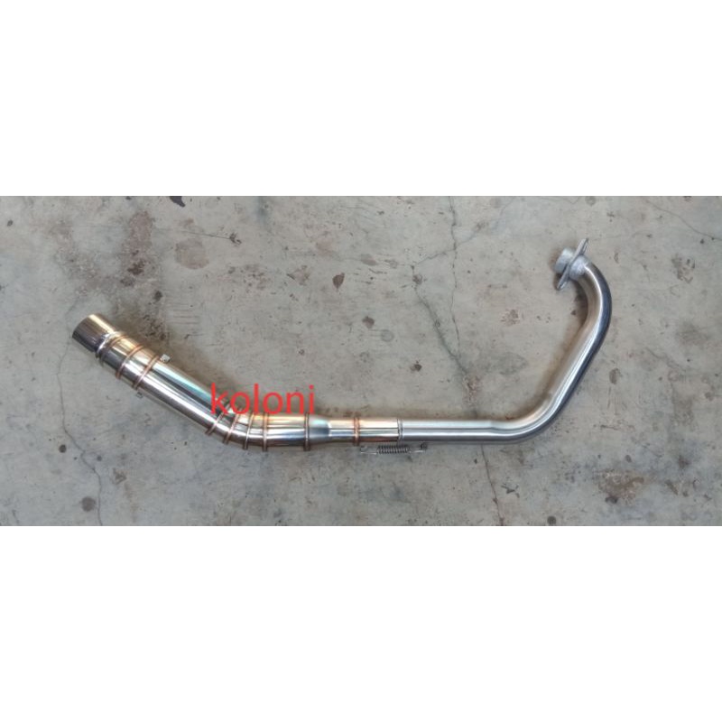 leher knalpot racing cb150r old stainlist