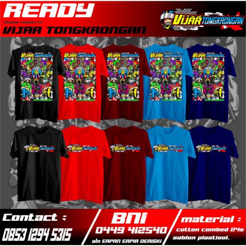 KAOS KEREN VIJAR TONGKRONGAN