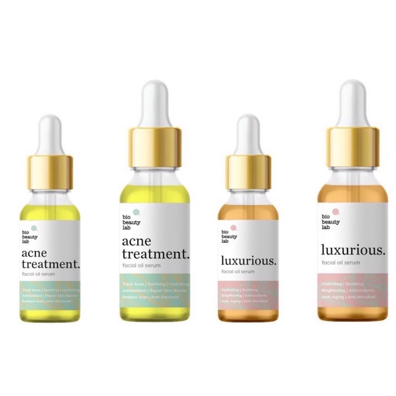 luxurious facial oil serum