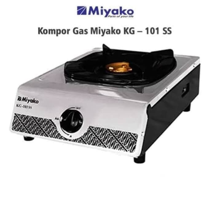 Kompor Gas Miyako KG 101 SS 1 Tungku Stainless Api Ekonomis