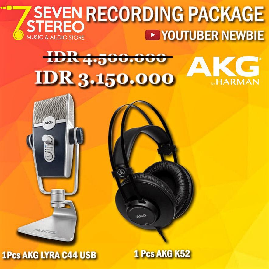 Recording Package Paket Recording Youtuber Podcasting AKG Harman Kardon