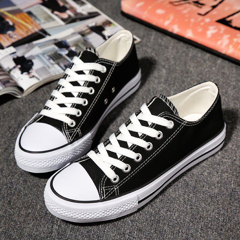 Jual Sepatu Classic All Star Hitam-Putih | Shopee Indonesia