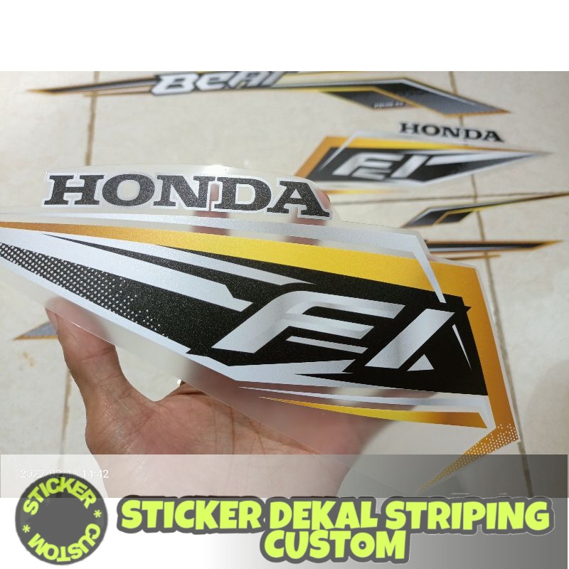 Jual Cutting Stiker Sticker Plisir Striping Dekal Decal List Body Motor