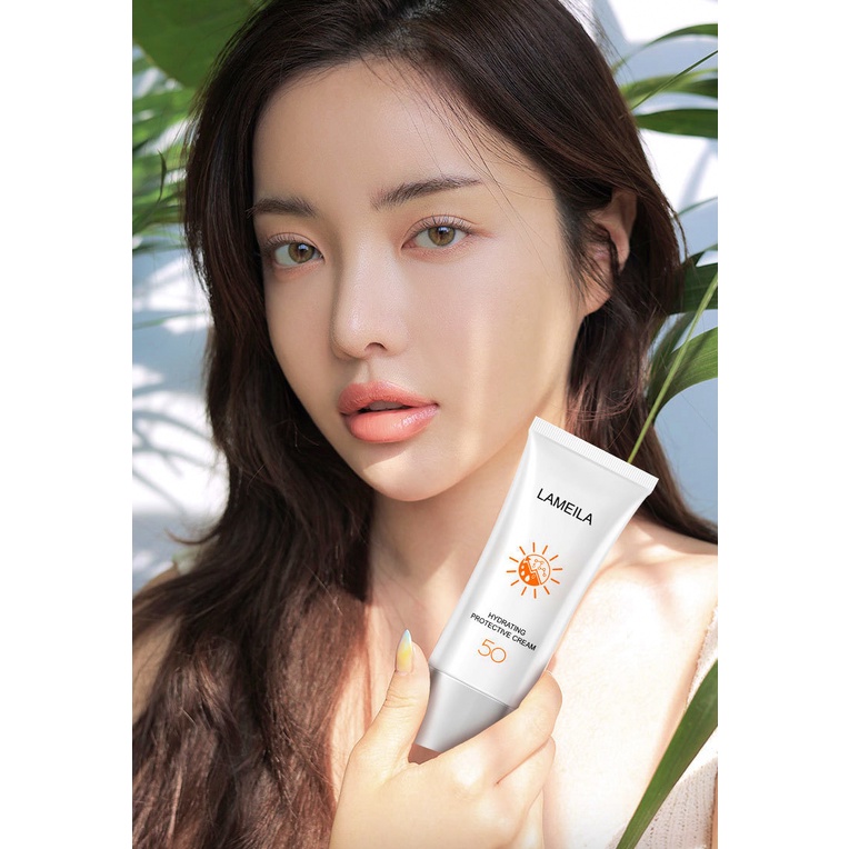 LAMEILA Sun Block SPF 50 Sun Screen Wajah White Sunblock Tahan 12 Jam PA+++ LA162 3058