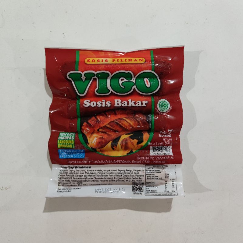 

VIGO sosis bakar jumbo 6+1 500gr