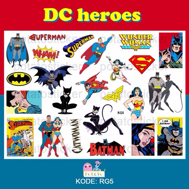 

DC super hero - sticker tumblr