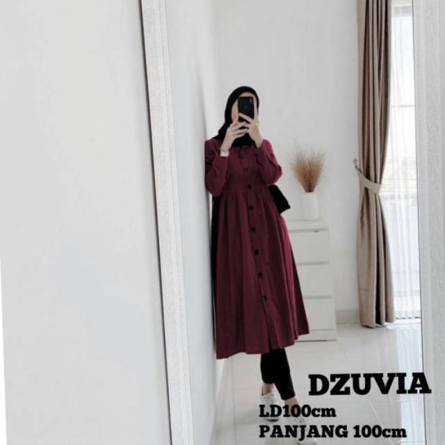 GR TUNIK ZUVIA/DZUVIA MOSCREPE HALUS IMPORT