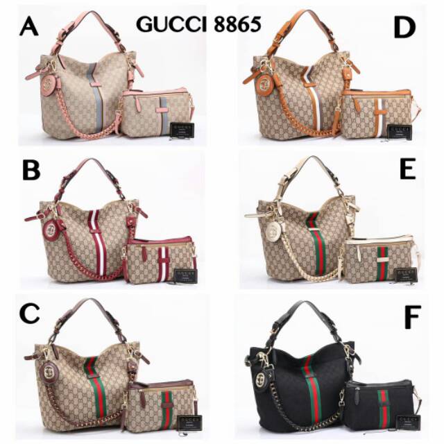 Tas Gucci azizah 0682 / 8865B # A131 
pakai seleting (zipper)