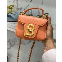 ALMA FLAP BAG MICRO APRICOT